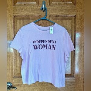 NWT Womens Gap Cropped Tee XL